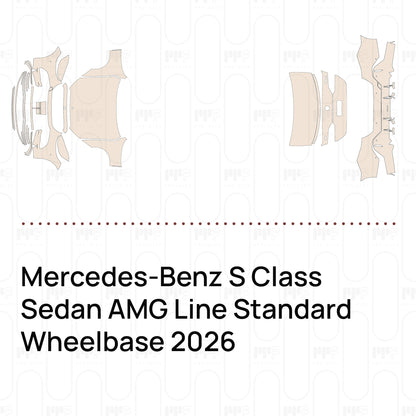 PPF precortado Mercedes-Benz S Class Sedan AMG Line Standard Wheelbase 2026