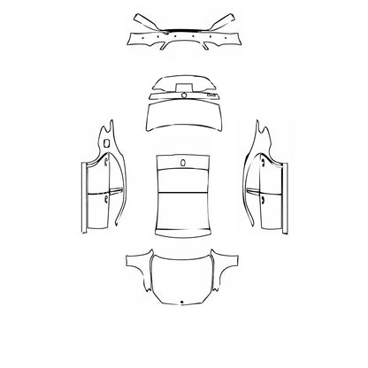 Pre-Cut PPF Mercedes-Benz S Class Sedan Base Extended Wheelbase 2018 - PPF-Kits