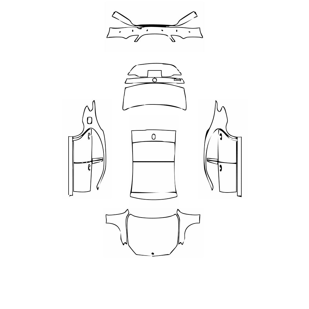 Pre-Cut PPF Mercedes-Benz S Class Sedan Base Extended Wheelbase 2019 - PPF-Kits