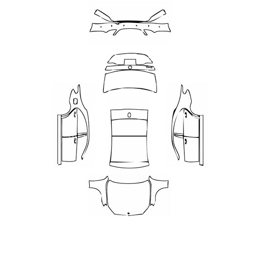 Pre-Cut PPF Mercedes-Benz S Class Sedan Base Extended Wheelbase 2019 - PPF-Kits