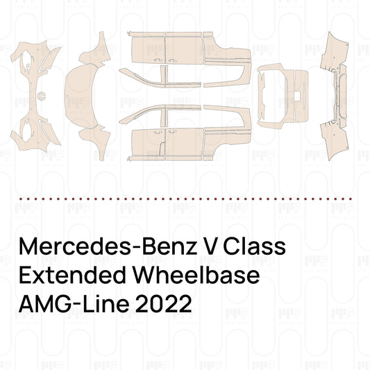 PPF precortado Mercedes-Benz V Class Extended Wheelbase AMG-Line 2022