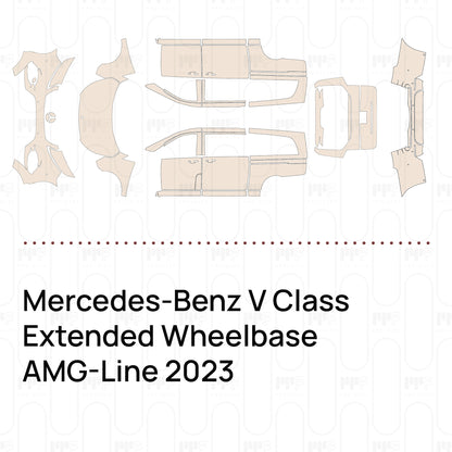 PPF precortado Mercedes-Benz V Class Extended Wheelbase AMG-Line 2023