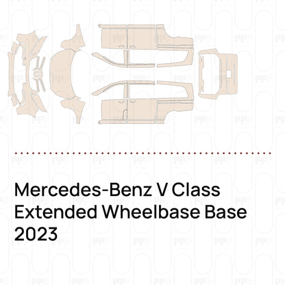 Pre-Cut PPF Mercedes-Benz V Class Extended Wheelbase Base 2023