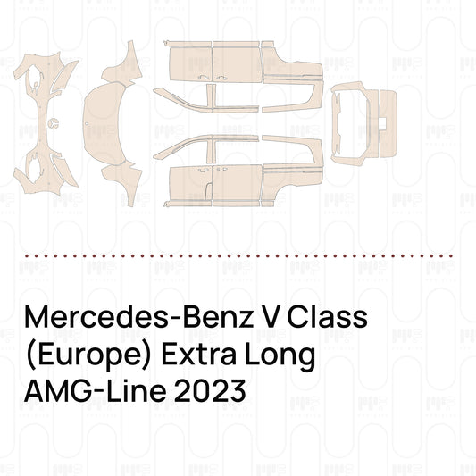 PPF precortado Mercedes-Benz V Class (Europe) Extra Long AMG-Line 2023