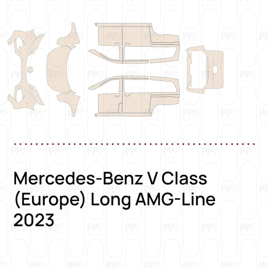 PPF precortado Mercedes-Benz V Class (Europe) Long AMG-Line 2023