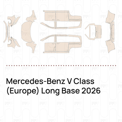 PPF precortado Mercedes-Benz V Class (Europe) Long Base 2026