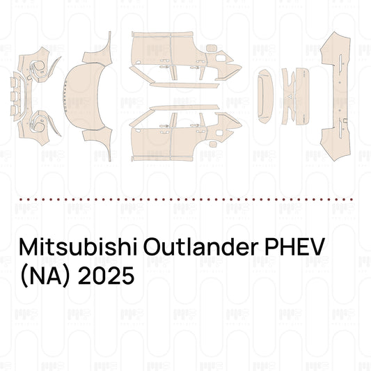 PPF precortado Mitsubishi Outlander PHEV (NA) 2025