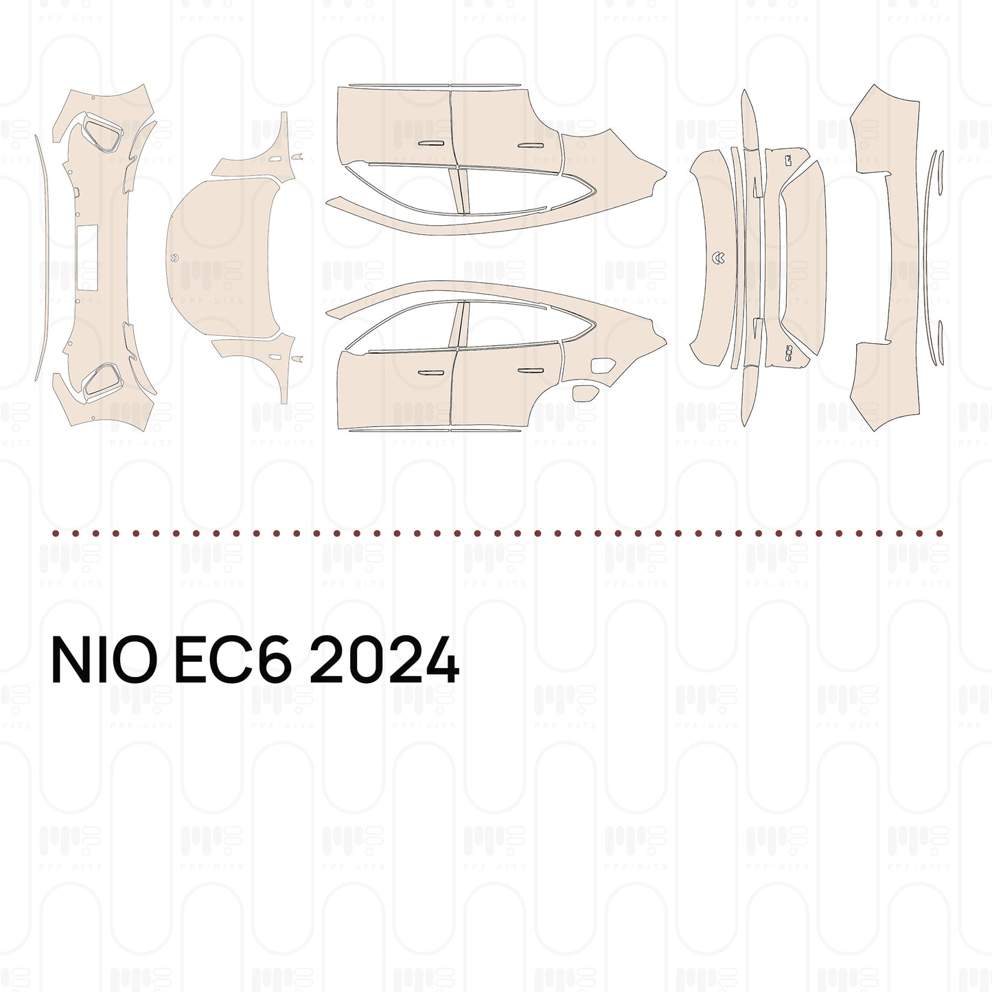PPF precortado NIO EC6 2024