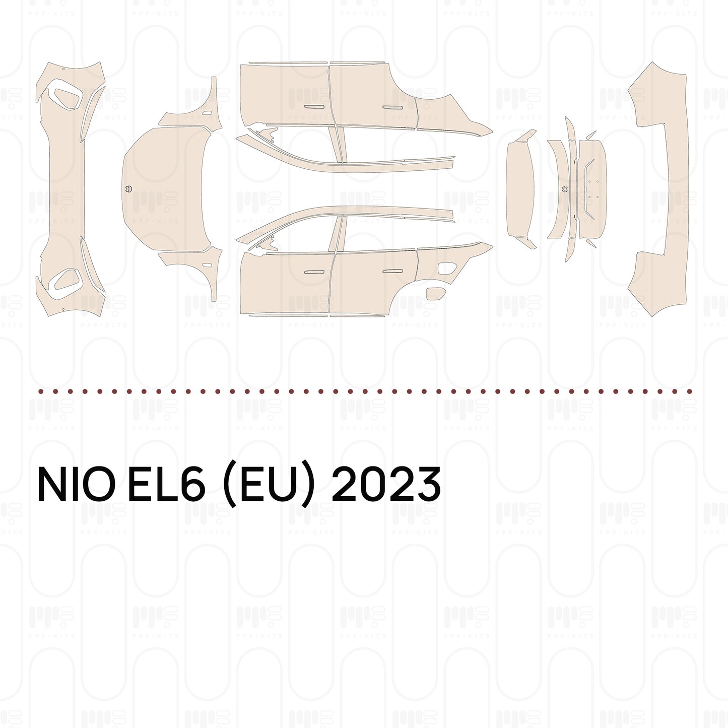 Pre-Cut PPF NIO EL6 (EU) 2023