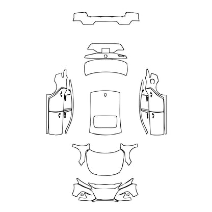 Pre-Cut PPF Nissan Altima (CN) 2019 - PPF-Kits