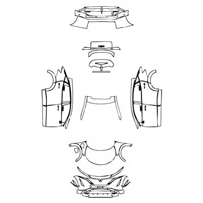 Pre-Cut PPF Nissan Ariya (US) Empower+ 2024 - PPF-Kits