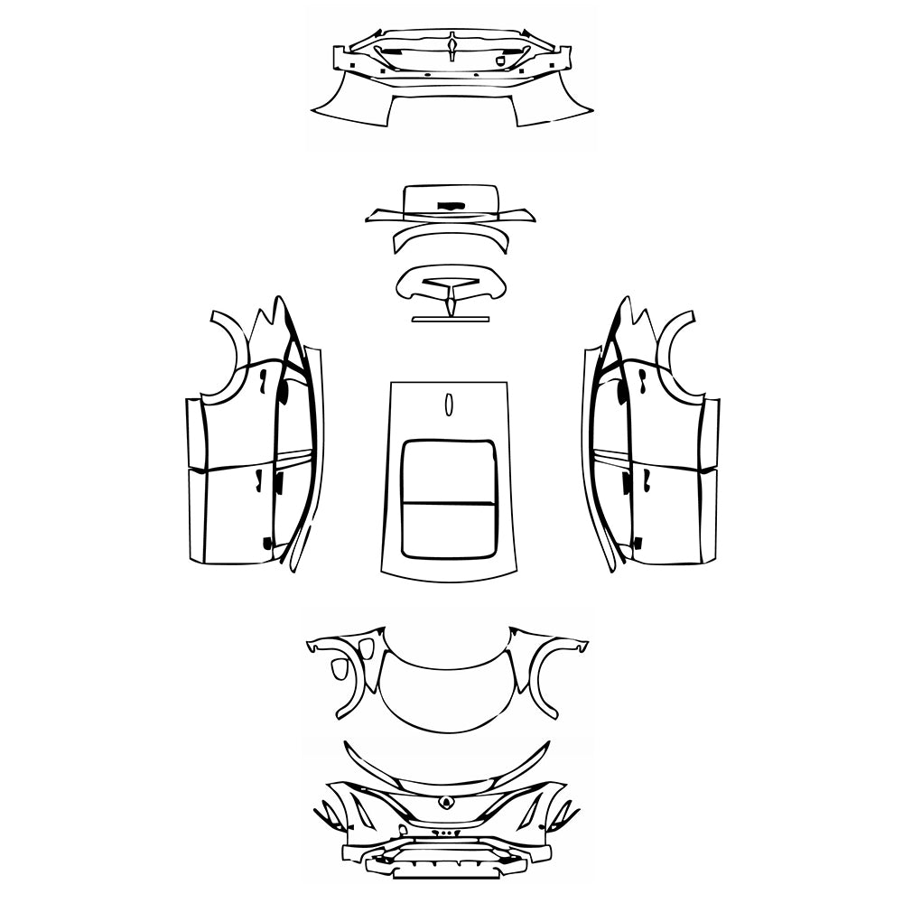 Pre-Cut PPF Nissan Ariya (US) Engage 2023 - PPF-Kits