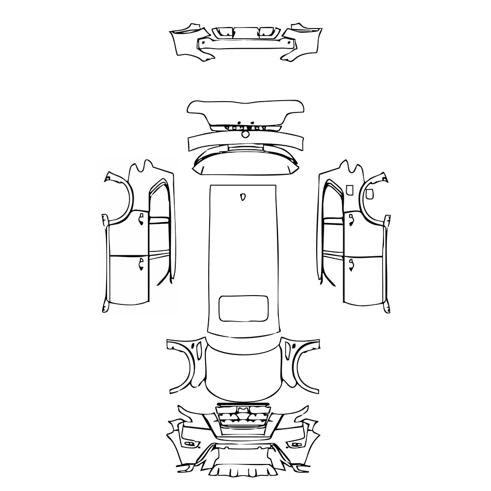 Pre-Cut PPF Nissan Armada (US) Midnight Edition 2022 - PPF-Kits