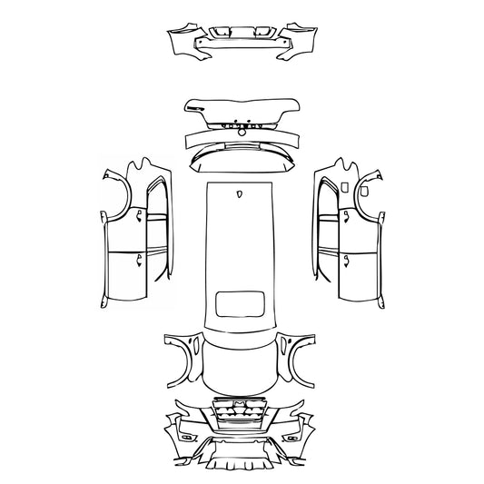Pre-Cut PPF Nissan Armada (US) Platinum 2023 - PPF-Kits