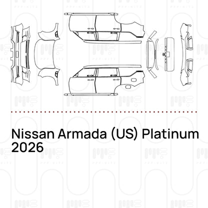 Pre-Cut PPF Nissan Armada (US) Platinum 2026