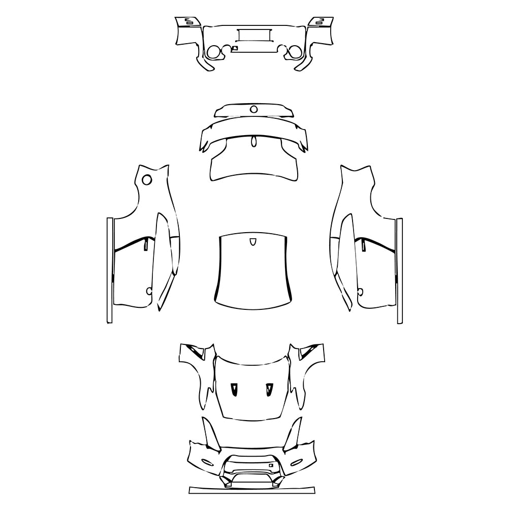 Pre-Cut PPF Nissan GT-R Base 2013 - PPF-Kits