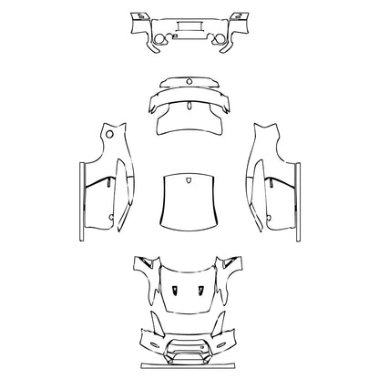 Pre-Cut PPF Nissan GT-R Base 2013 - PPF-Kits