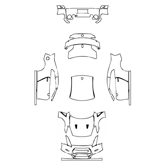 Pre-Cut PPF Nissan GT-R Base 2015 - PPF-Kits
