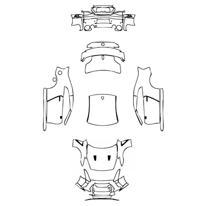 Pre-Cut PPF Nissan GT-R Base 2017 - PPF-Kits