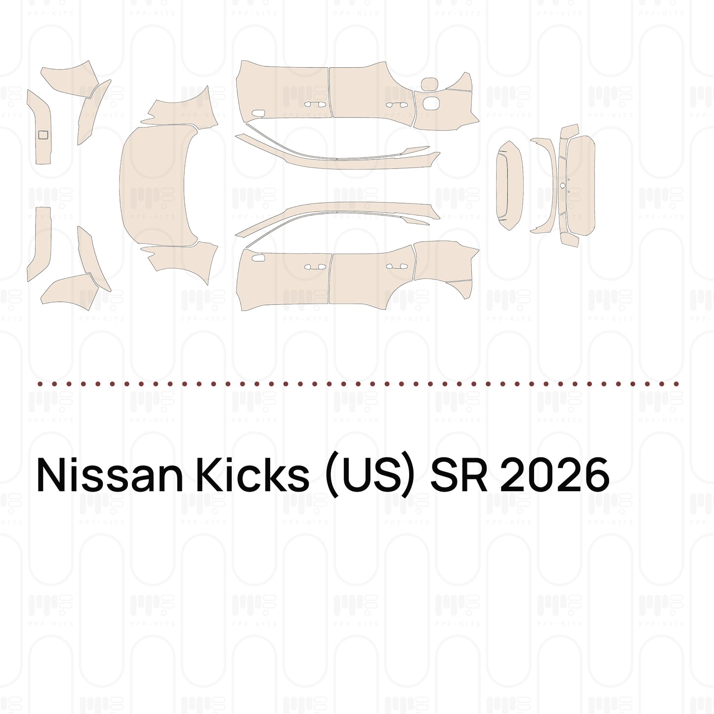 PPF precortado Nissan Kicks (US) SR 2026