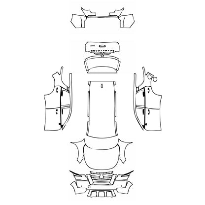 Pre-Cut PPF Nissan Pathfinder SL 2024 - PPF-Kits
