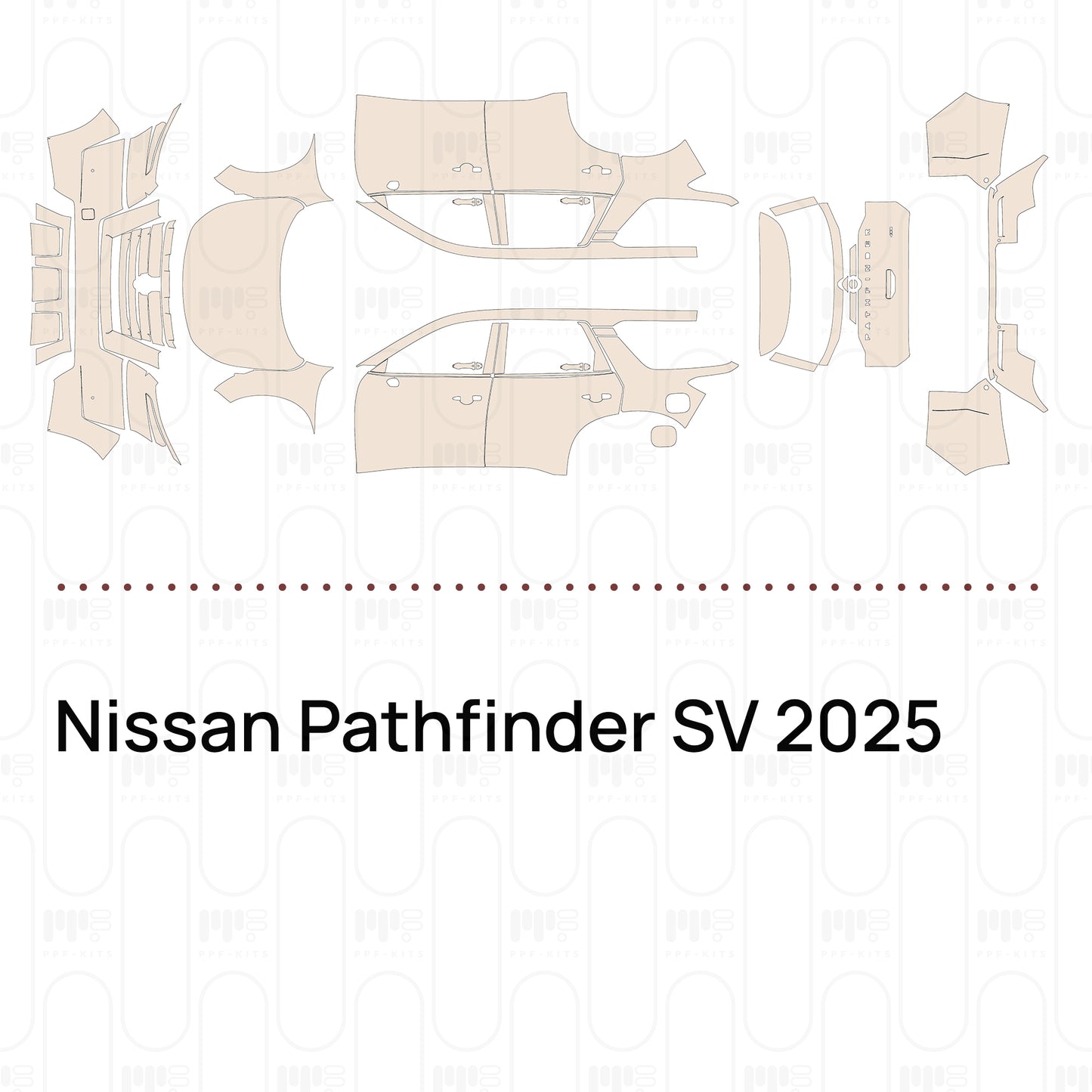 Pre-Cut PPF Nissan Pathfinder SV 2025