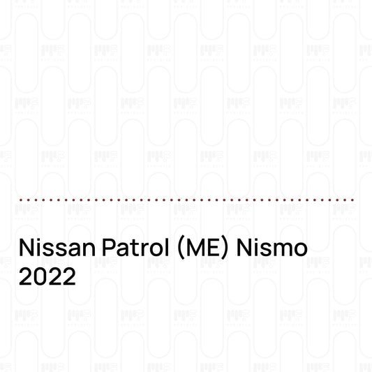 Pre-Cut PPF Nissan Patrol (ME) Nismo 2022