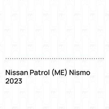 PPF precortado Nissan Patrol (ME) Nismo 2023