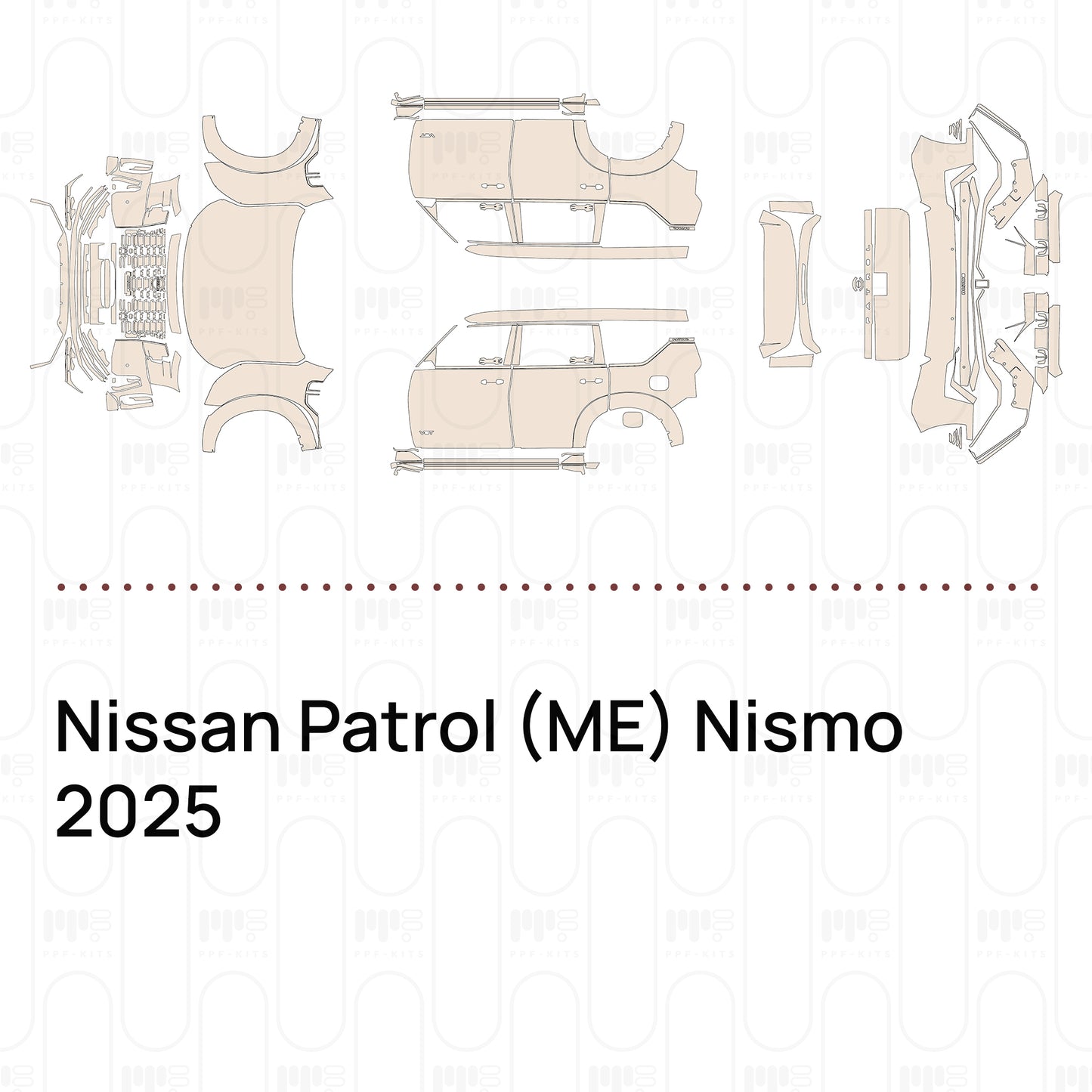 PPF precortado Nissan Patrol (ME) Nismo 2025