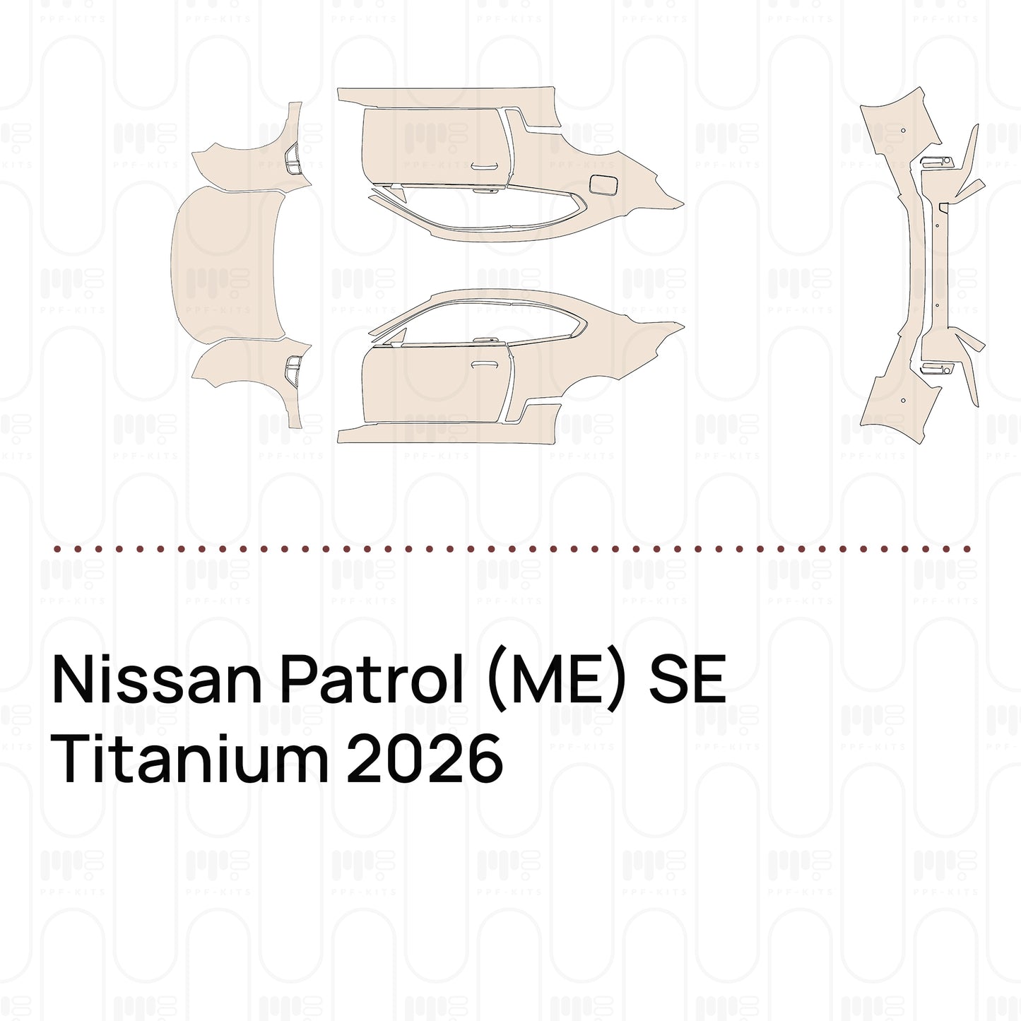 Pre-Cut PPF Nissan Patrol (ME) SE Titanium 2026