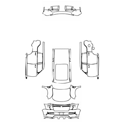 Pre-Cut PPF Nissan Patrol (ME） SE Platinum City 2025 - PPF-Kits