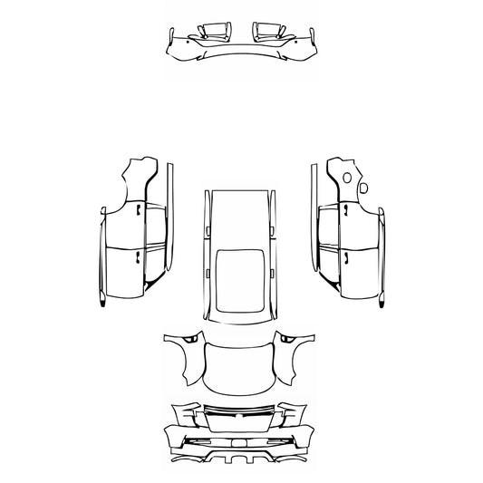 Pre-Cut PPF Nissan Patrol (ME） SE Platinum City 2025 - PPF-Kits