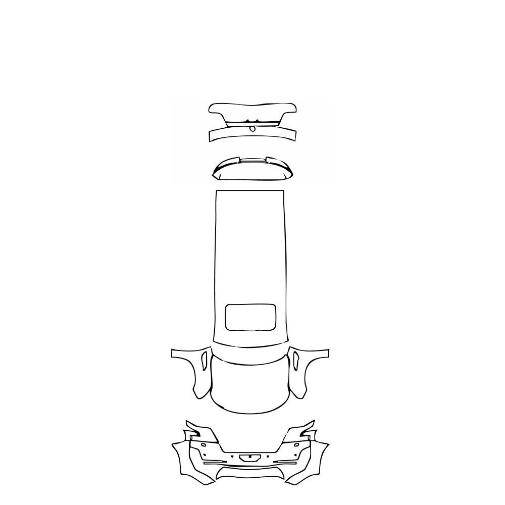 Pre-Cut PPF Nissan Patrol (ME） SE Titanium 2023 - PPF-Kits