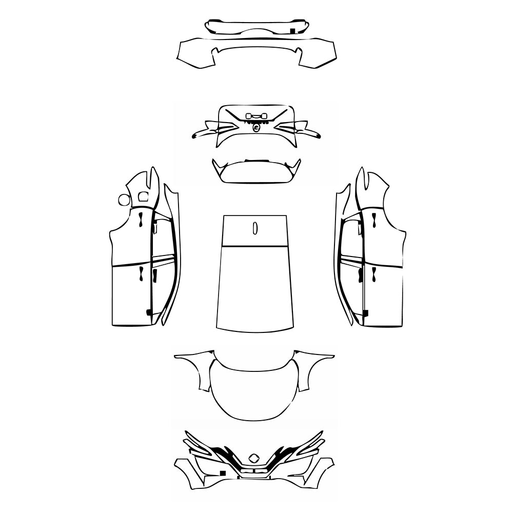 Pre-Cut PPF Nissan Qashqai (AU) ST-L 2024 - PPF-Kits