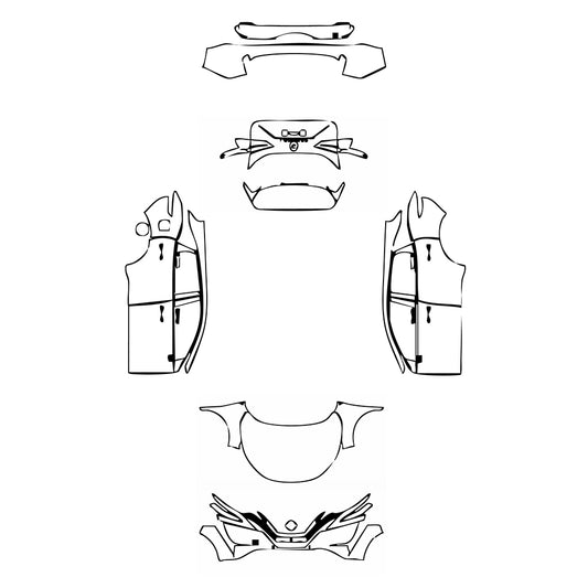 Pre-Cut PPF Nissan Qashqai (CN) 2024 - PPF-Kits