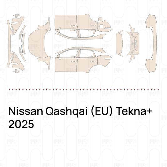 PPF precortado Nissan Qashqai (EU) Tekna+ 2025