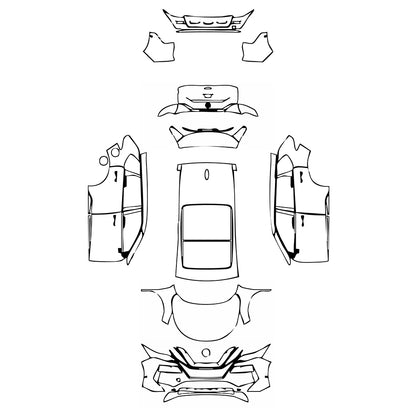 Pre-Cut PPF Nissan Rogue S 2022 - PPF-Kits