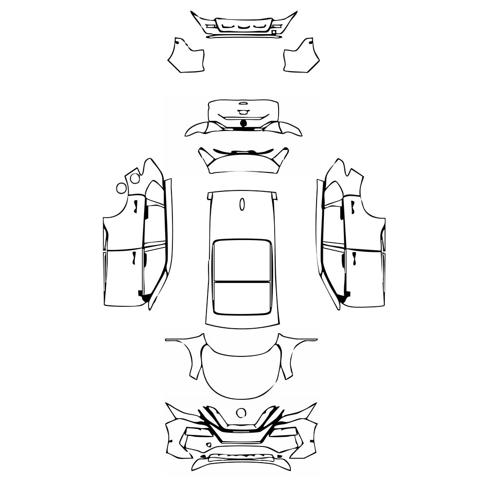 Pre-Cut PPF Nissan Rogue S 2023 - PPF-Kits