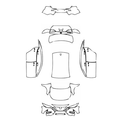 Pre-Cut PPF Nissan Sentra (US) SR 2021 - PPF-Kits