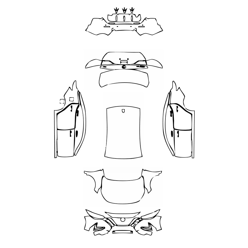 Pre-Cut PPF Nissan Sentra (US) SV 2023 - PPF-Kits