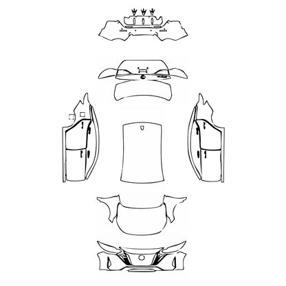 Pre-Cut PPF Nissan Sentra (US) S 2024 - PPF-Kits
