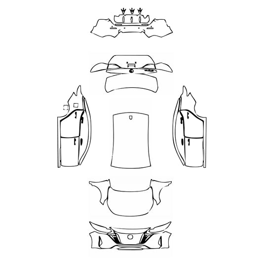 Pre-Cut PPF Nissan Sentra (US) S 2024 - PPF-Kits