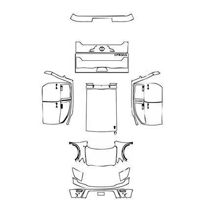 Pre-Cut PPF Nissan Titan Crew Cab Platinum 2024 - PPF-Kits