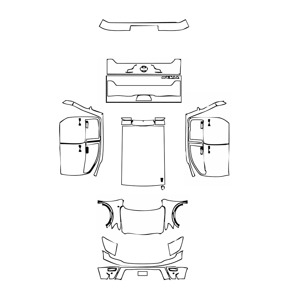 Pre-Cut PPF Nissan Titan Crew Cab Platinum 2025 - PPF-Kits