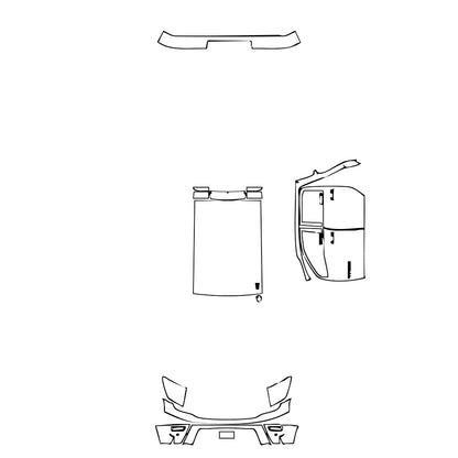 Pre-Cut PPF Nissan Titan Crew Cab SV 2022 - PPF-Kits
