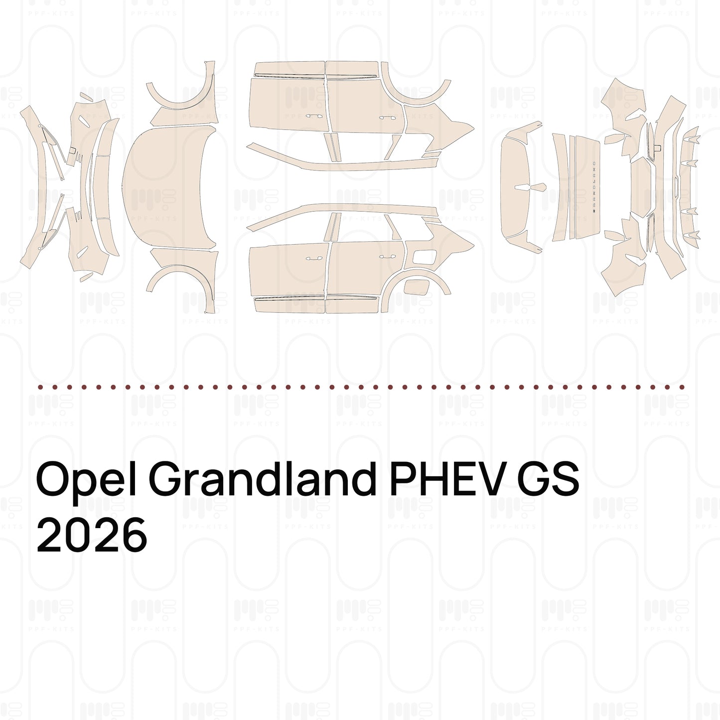 PPF precortado Opel Grandland PHEV GS 2026