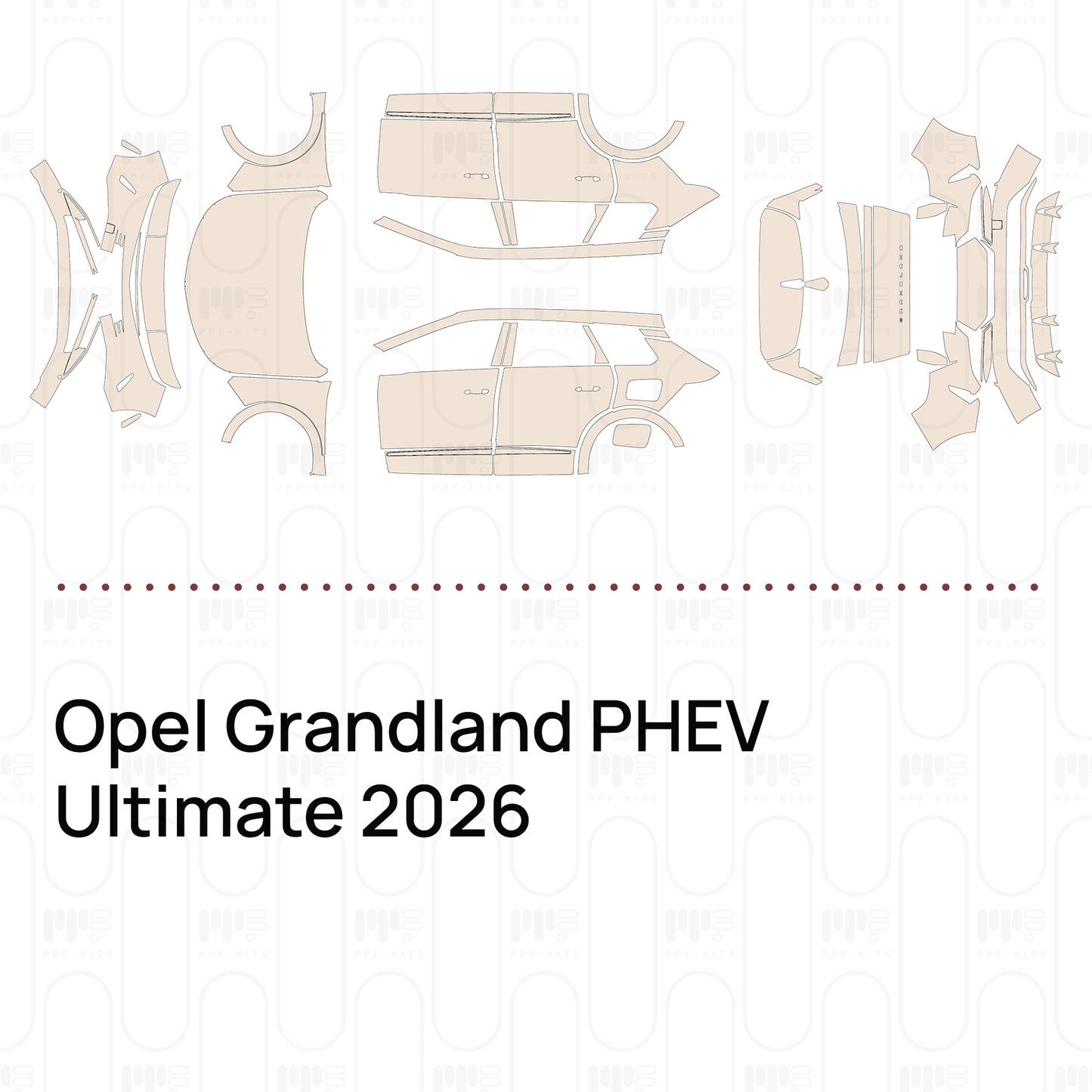PPF precortado Opel Grandland PHEV Ultimate 2026