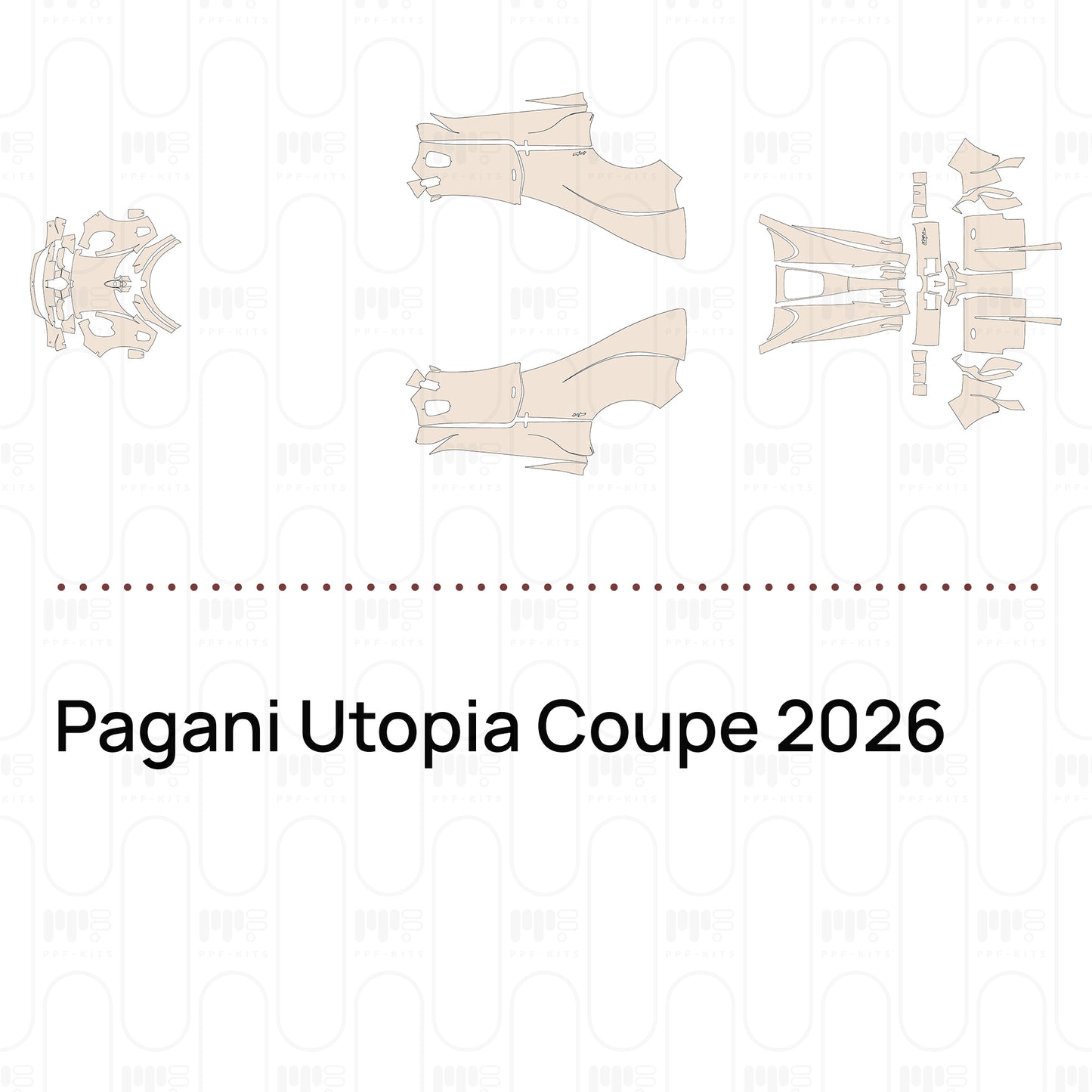 Pre-Cut PPF Pagani Utopia Coupe 2026