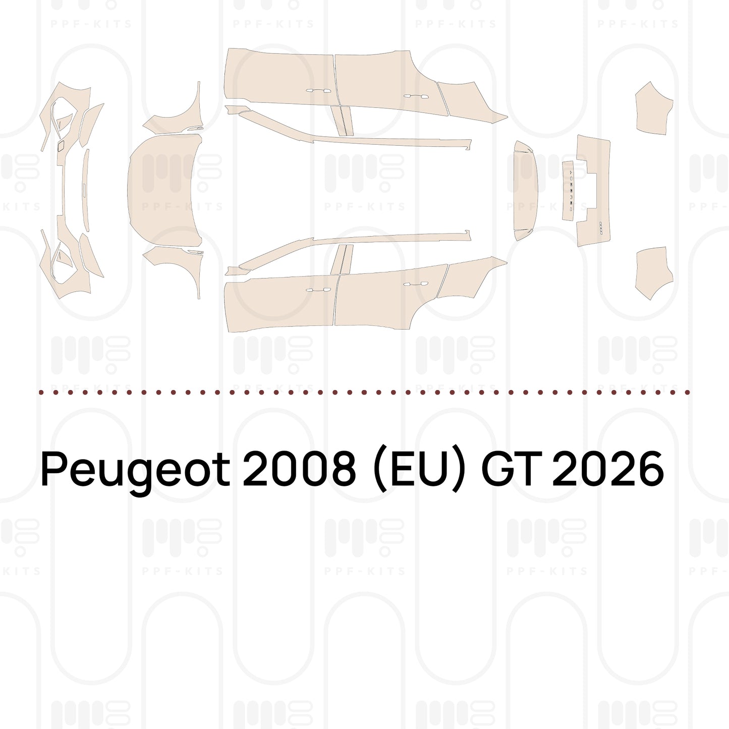 PPF precortado Peugeot 2008 (EU) GT 2026