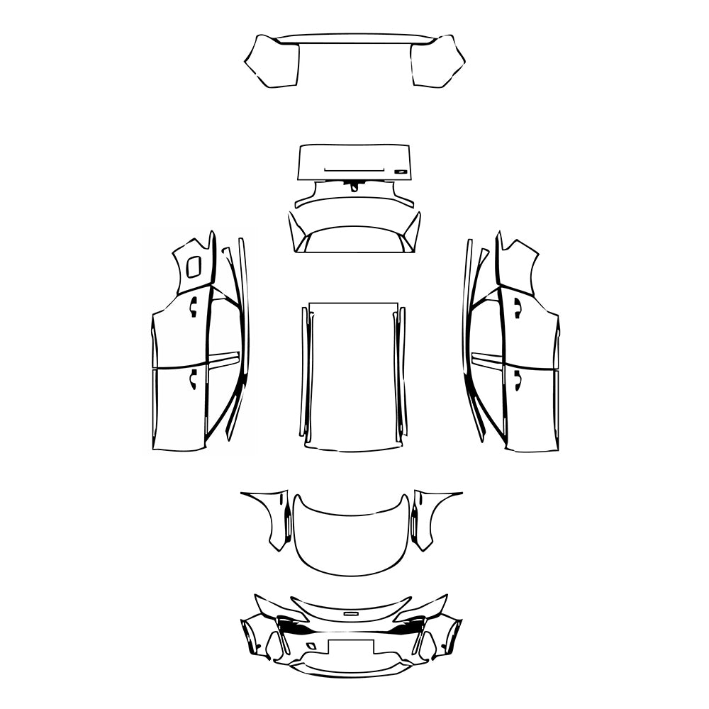 Pre-Cut PPF Peugeot 3008 (EU) Active 2024 - PPF-Kits